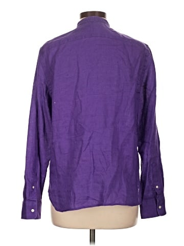 Lauren by Ralph Lauren 3/4 Sleeve Button-Down Shirt (view 2)