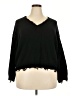 August Mist Black Pullover Sweater Size 2X - photo 1