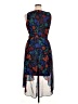 Chaps 100% Polyester Paisley Blue Cocktail Dress Size 14 - photo 2