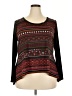 Sunny Leigh Black Long Sleeve Top Size XXL - photo 1