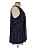 41Hawthorn 100% Polyester Polka Dots Black Sleeveless Blouse Size L - photo 4