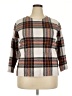 Tahari Plaid Gray Pullover Sweater Size 2X - photo 1