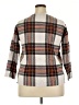 Tahari Plaid Gray Pullover Sweater Size 2X - photo 2