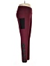 Pop Fit Color Block Burgundy Active Pants Size XL - photo 4