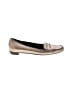 Prada Metallic Gold Tan Leather loafers Size EU 37 - photo 1