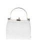 Sasha Metallic White Silver Satchel One size - photo 2