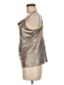 Skies Are Blue Metallic Silver Sleeveless Top Size M - photo 5