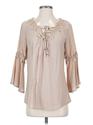 Scully 3/4 Sleeve Blouse (view 1)