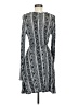 Express Print Silver Casual Dress Size S - photo 2