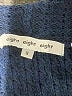 Eight Eight Eight 100% Cotton Blue Turtleneck Sweater Size S - photo 7