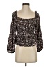 J.Crew 100% Viscose Black 3/4 Sleeve Blouse Size S - photo 1