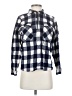 J.Crew Checkered-gingham Blue Long Sleeve Button-Down Shirt Size S - photo 1