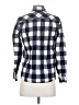 J.Crew Checkered-gingham Blue Long Sleeve Button-Down Shirt Size S - photo 2