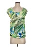 Jams World Green Short Sleeve Blouse Size S - photo 1