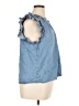Gap 100% Cotton Blue Sleeveless Blouse Size XL - photo 4