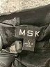 MSK 100% Polyester Black Long Sleeve Top Size L - photo 4