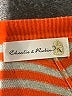 Charlie & Robin Stripes Orange Pullover Sweater Size S - photo 7