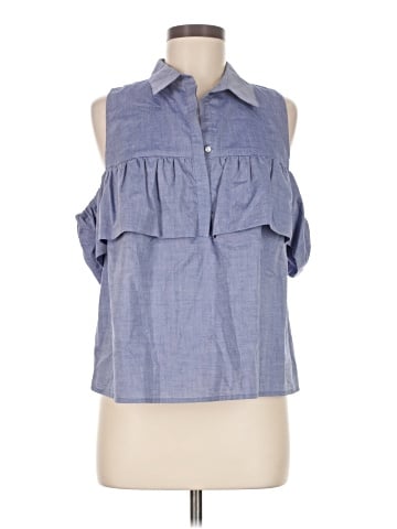 Cremieux Sleeveless Button-Down Shirt (view 1)