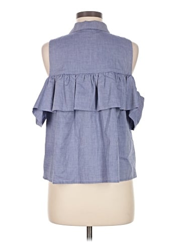 Cremieux Sleeveless Button-Down Shirt (view 2)
