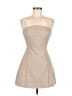 Charcoal Tan Cocktail Dress Size 8 - photo 1