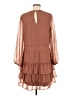 Express 100% Polyester Brown Casual Dress Size M - photo 2