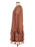 Express 100% Polyester Brown Casual Dress Size M - photo 5