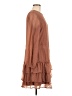 Express 100% Polyester Brown Casual Dress Size M - photo 4