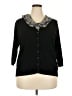 Fred David Black 3/4 Sleeve Blouse Size 2X - photo 1