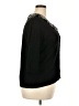 Fred David Black 3/4 Sleeve Blouse Size 2X - photo 4