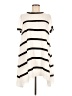 Elliatt 100% Polyester Stripes Ivory Casual Dress Size M - photo 1