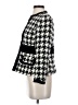 Nanette Lepore 100% Wool Houndstooth Black Wool Blazer Size 4 - photo 5