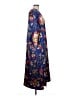 Natori 100% Polyester Paisley Blue Casual Dress Size L - photo 4