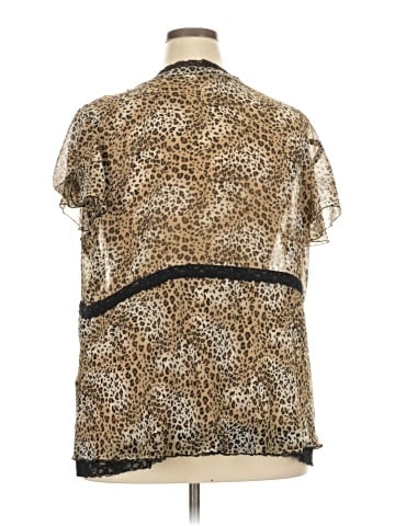 Lane Bryant Outlet Short Sleeve Blouse (view 2)