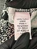 Roaman's 100% Cotton Paisley Silver 3/4 Sleeve Top Size 14 - 16 - photo 8