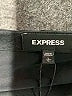 Express Solid Black Casual Skirt Size L - photo 4