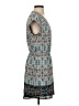 DR2 100% Polyester Print Teal Casual Dress Size S - photo 4