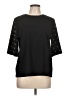 Ann Taylor Black 3/4 Sleeve Top Size L - photo 1