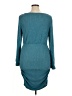 Unbranded 100% Polyester Teal Casual Dress Size XL - photo 2