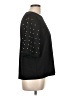 Ann Taylor Black 3/4 Sleeve Top Size L - photo 4