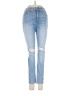 DL1961 Hearts Blue Jeans Size 26 waist - photo 1