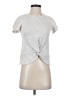 Cupio Gray Short Sleeve Top Size S - photo 1