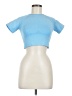 Unbranded Blue Short Sleeve Turtleneck Size M - photo 1