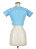 Unbranded Blue Short Sleeve Turtleneck Size M - photo 2