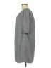 Wrapper 100% Polyester Checkered-gingham Gray Casual Dress Size M - photo 5