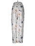 Unbranded 100% Polyester Floral Ivory Casual Pants Size M - photo 2