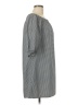 Wrapper 100% Polyester Checkered-gingham Gray Casual Dress Size M - photo 4
