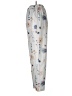Unbranded 100% Polyester Floral Ivory Casual Pants Size M - photo 5