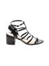 Schutz 100% Leather Black Sandals Size 8 - photo 1