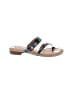 VANELi 100% Leather Animal Print Multi Color Gray Sandals Size 5 1/2 - photo 1