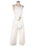 Banana Republic Solid Ivory Jumpsuit Size 4 - photo 1